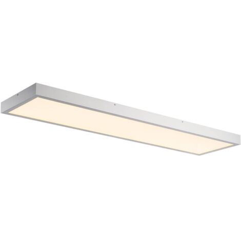 Plafonniers intérieurs LED PANEL plafonnier intérieur 1200x300mm gris LED 45W 3000K variable - SLV 1003054