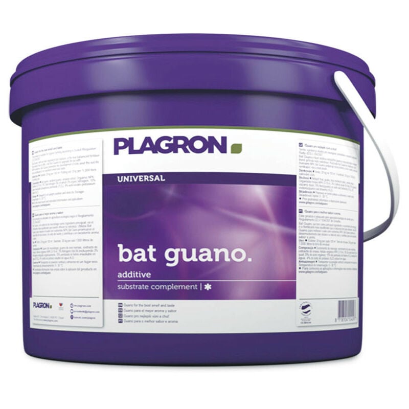 Plagron - Engrais guano de chauve souris - 10L - Bat Guano