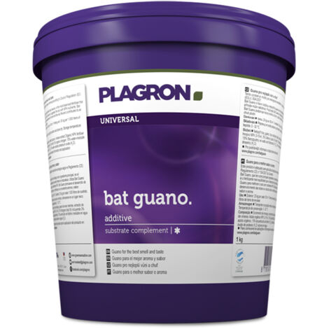 Plagron - Bat Guano - 1L , guano de chauves souris , engrais en poudre