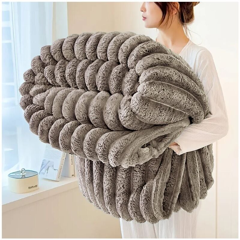 Plaid - 1.00 x 1.50 m - Gris