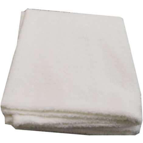 Plaid 130x160 cm en tissu bouclette blanc - SHERPA