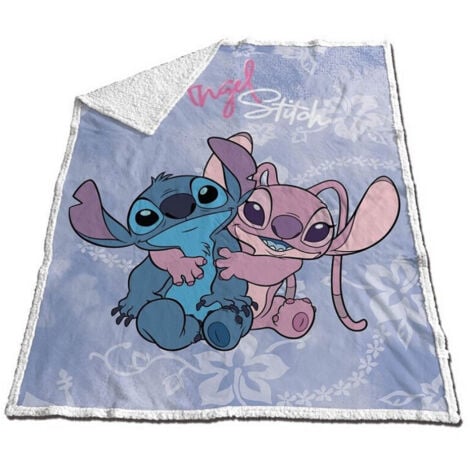 AYMAX Plaid 130x170 cm Stitch & Angel (Lilo & Stitch)
