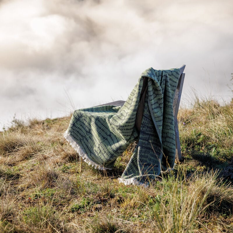 Linnea - Plaid santorin mousseline de coton