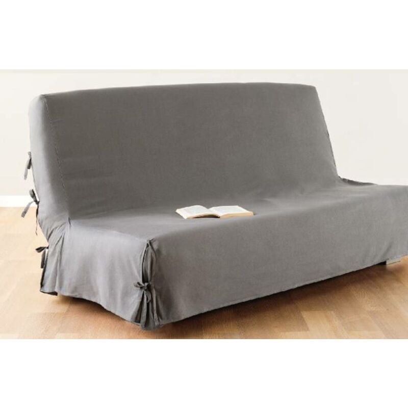 Housse De Clic Clac Gris Clair 140 x 200 Atmosphera