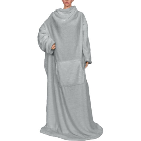 Plaid A Manches Gris Clair