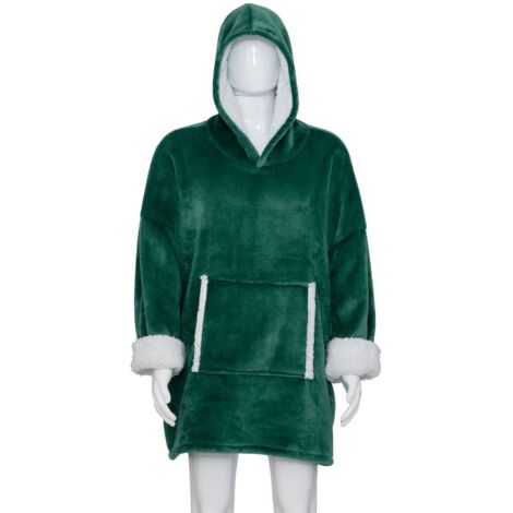 Plaid Ärmel grün L-XL - Atmosphera créateur d'intérieur