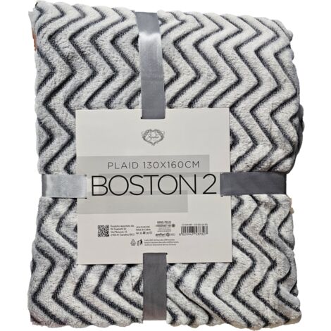Plaid Boston 2 - 130 x 160 cm - Verschiedene Muster