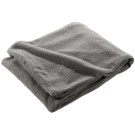 Plaid Bouclette "Wooly" 125x150cm Gris