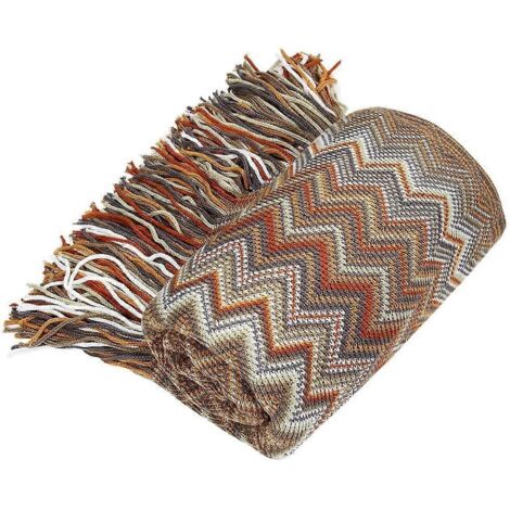 Plaid de canapé style plaid, chaud et épais, couverture douce pour fauteuil, 130 cm x 160 cm (beige)