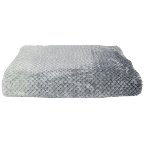 Plaid Déco "Tie and Dye" 150x200cm Gris