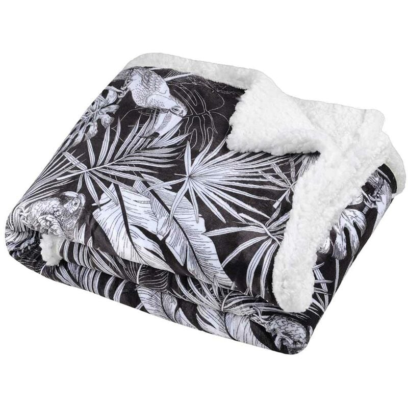 Stof - Plaid douceur anthracite 130 x 160 cm