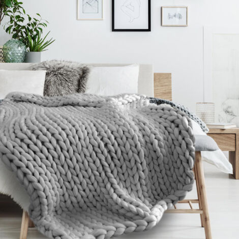 Plaid grosse maille CHUNKY