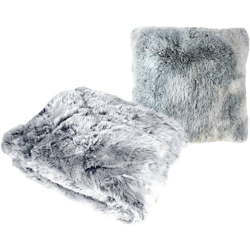 Plaid Ours 130 x 160 cm - Enjoy Home - Plaid + Coussin