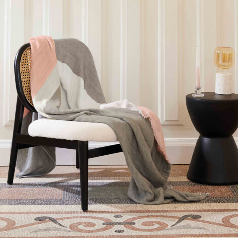 Plaid LUANDA gaze de coton 150x180 cm