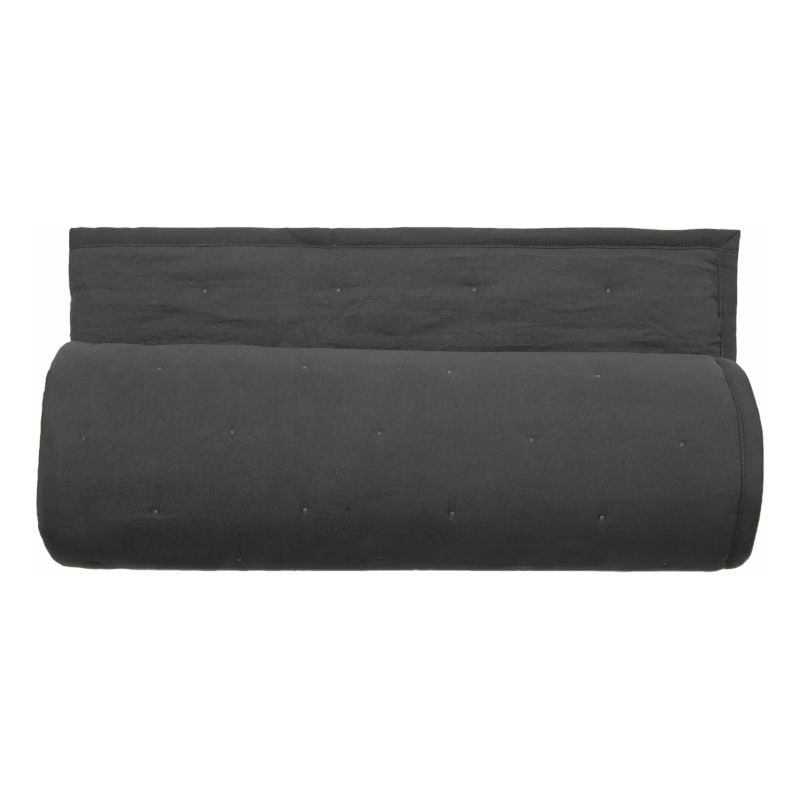 Plaid matelassé microfibre lavée 'Céleste' 150 x 200 cm Vent Du Sud Céleste Anthracite