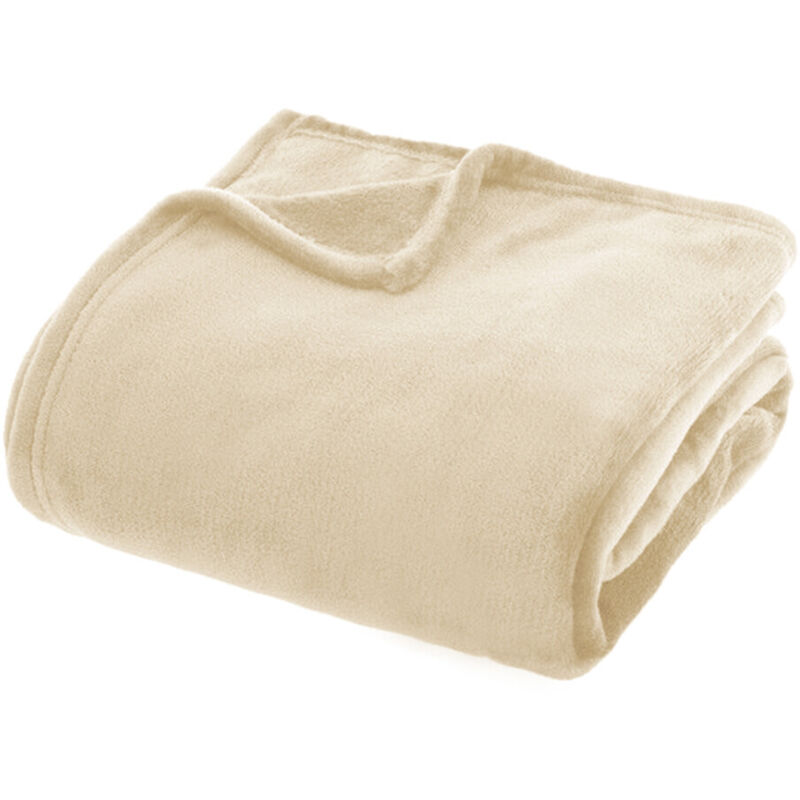 Emmevi Mv S.p.a. Plaid Morbidissimo Tinta Unita Coperta Soffice Pil...