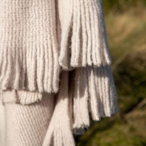 Plaid polaire chaud Pulli sable