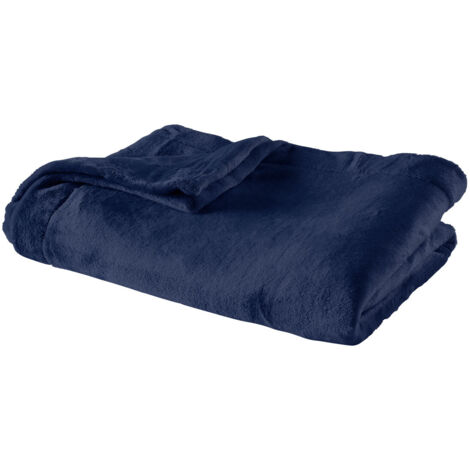 Plaid Polaire Extra Doux Coloris Bleu - 130/170 - DODO
