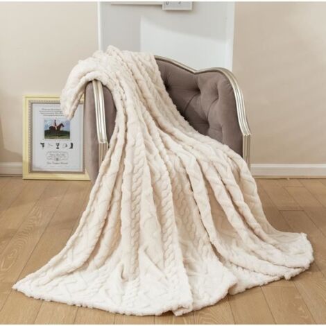 Plaid Polaire - Haute Qualité - 180 x 200 cm - Douceur Exceptionnelle - Isolation Thermique - Entretien Facile