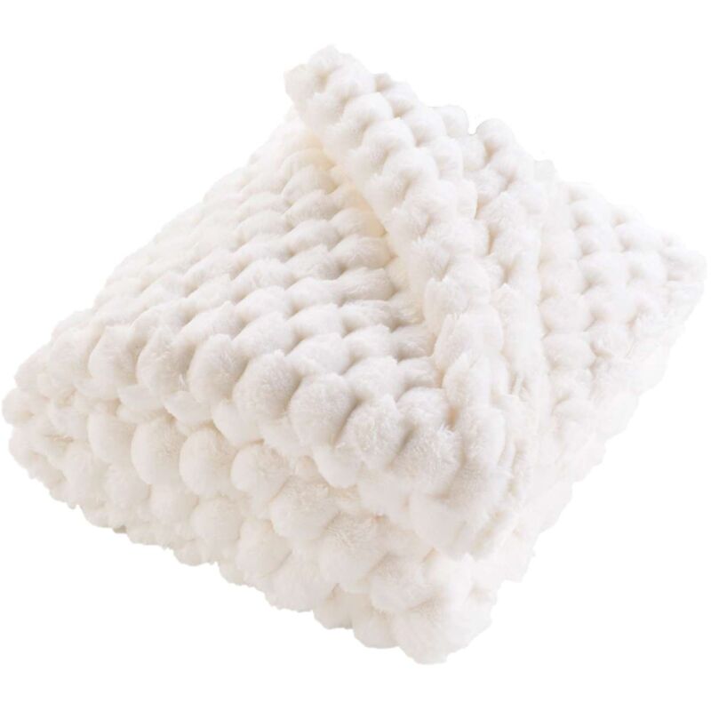 Plaid Samoëns effet doux et sherpa