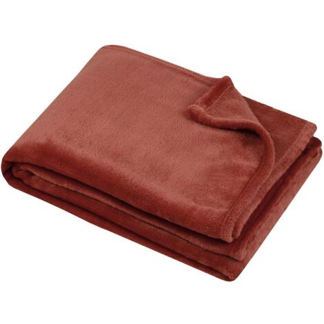 PLAID STANFORD ROSSO 130X160CM.