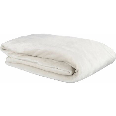 Plaid ultra doux en flanelle et sherpa