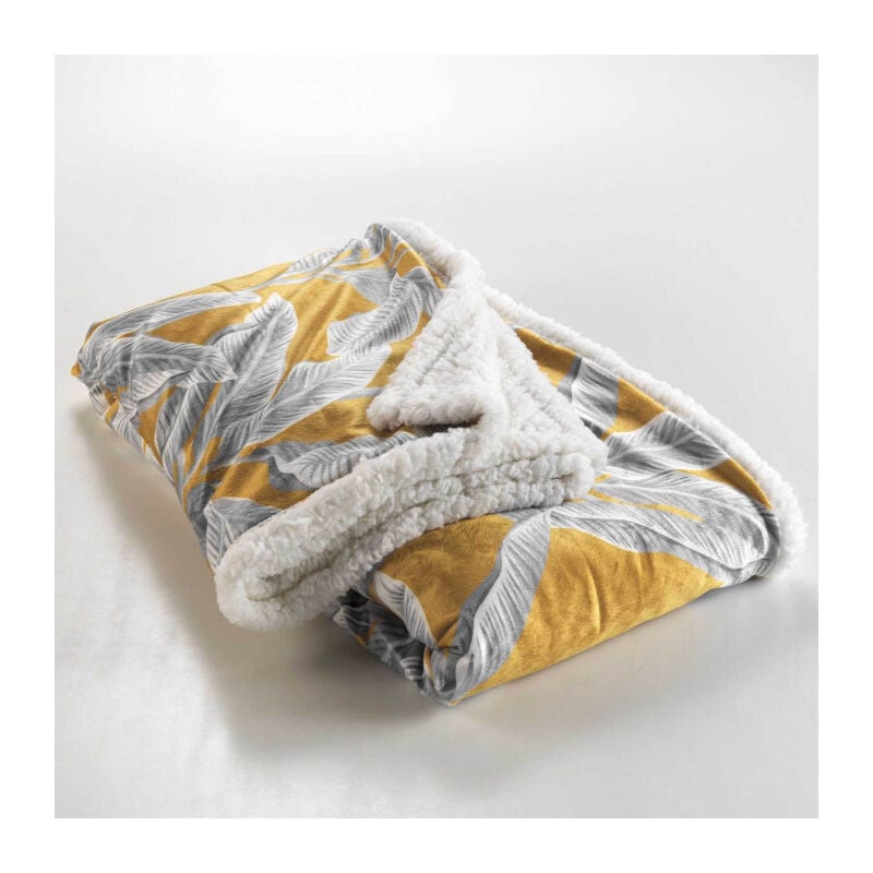 Plaid Velours Imprimé 'Sherpa Isibelle' 125x150cm Multicolore