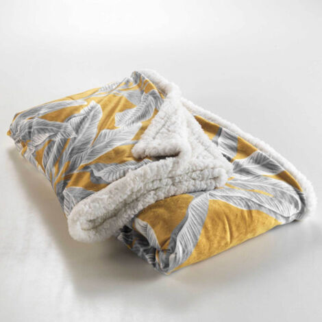 Plaid Velours Imprimé "Sherpa Isibelle" 125x150cm Multicolore