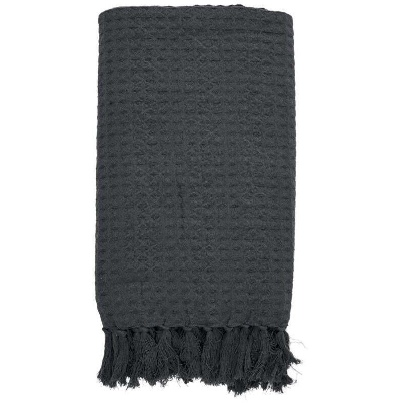 The Home Deco Factory - Jeté de canapé gaufré en coton 130 x 160 cm The Home Deco Factory - Jeté de canapé gaufré en coton 130 x 160 cm