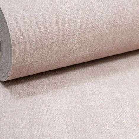 Plain Beige Wallpaper Textured Linen Effect Slightly Imperfect Paste The Wall