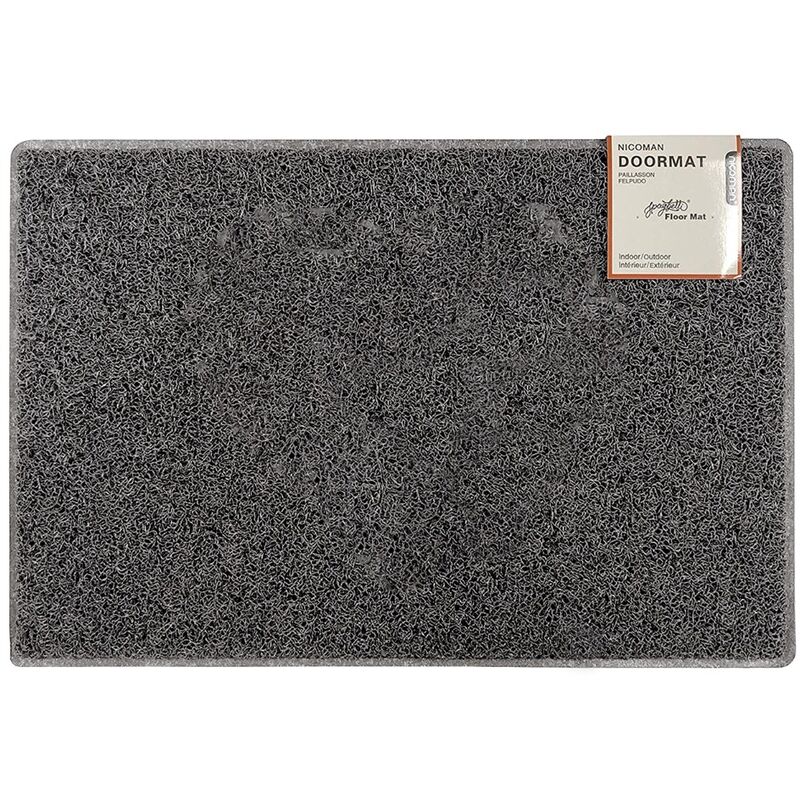 Plain Medium Doormat in Grey - size Medium (75*44cm) - color Grey - Grey