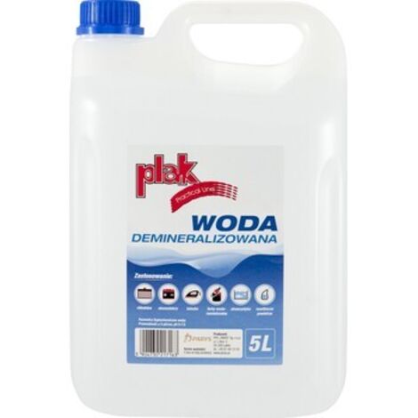 Plak Agua Desmineralizada 5L - para radiadores y planchas