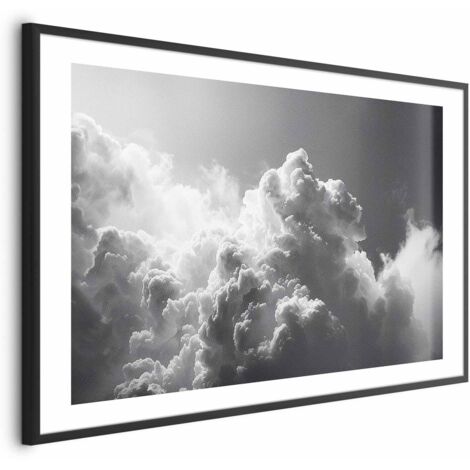 Plakat – Außergewöhnliches Phänomen: Die Sonne erhellt dunkle Wolken