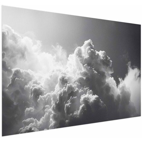 Plakat – Außergewöhnliches Phänomen: Die Sonne erhellt dunkle Wolken