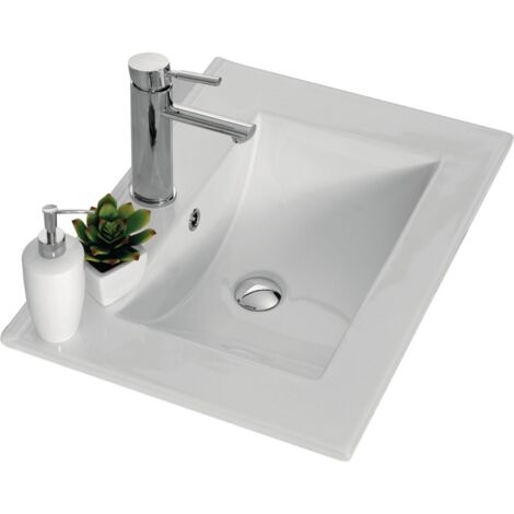 Plan 1 vasque céramique 610x460 mm - NEOVA STE