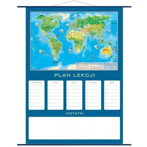 Plan de cours ArtGlob - Carte du monde : éducative et décorative