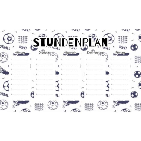 Plan de cours magnétique Football 30 x 17,5 cm