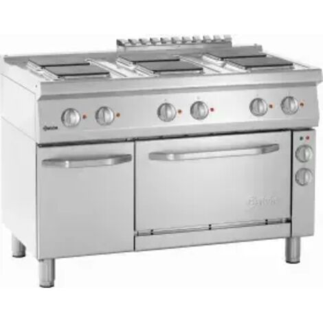 Plan de cuisson él. 700, B1200, 6PL, EBO - Bartscher