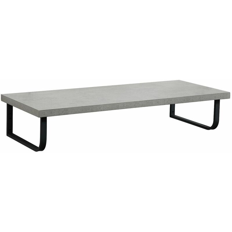 Plan de toilette suspendu pour vasque will - 120 cm avec équerres noires