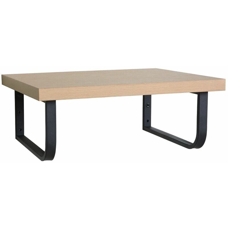 Plan de toilette suspendu pour vasque will - 60 cm avec équerres métal