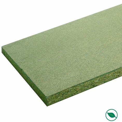 Plan de travail aggloméré hydro brut 1850 x 610 x 28 mm