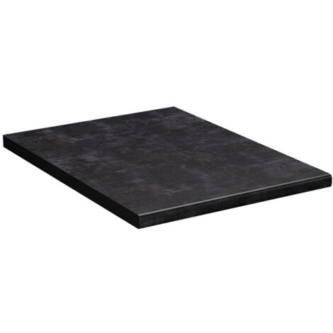 Vicco – Plan de travail cuisine 45 cm – Panneau de particules 28 mm – HPL stratifié – Couleur anthracite – Installation facile avec éléments de fixation