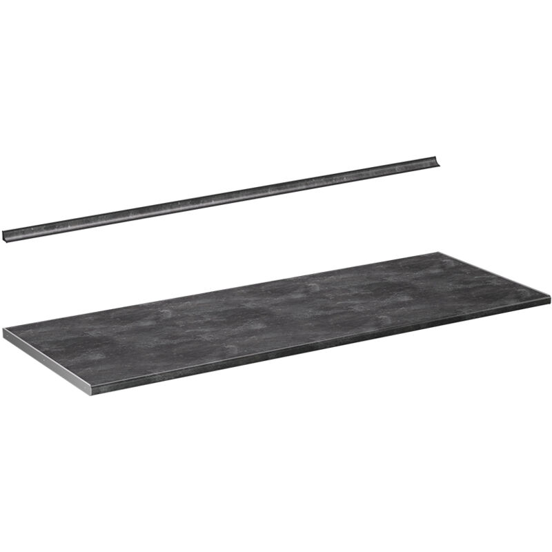 Vicco - Plan de travail cuisine R-Line, Anthracite, 160 cm