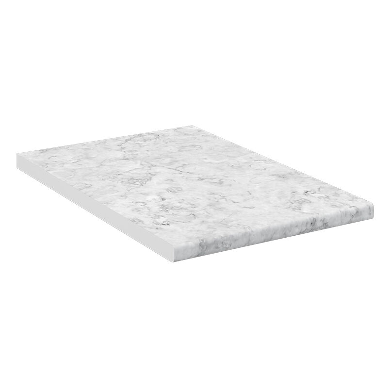 Vicco - Plan de travail cuisine R-Line, blanc/marbre, 40 cm