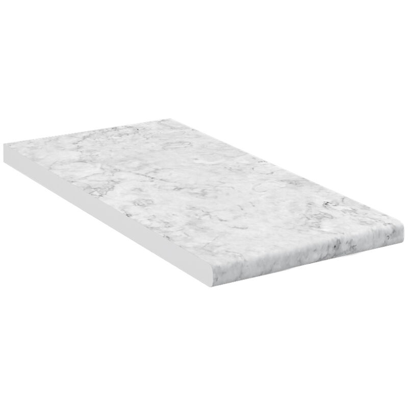 Vicco - Plan de travail cuisine R-Line, blanc/marbre, 30cm