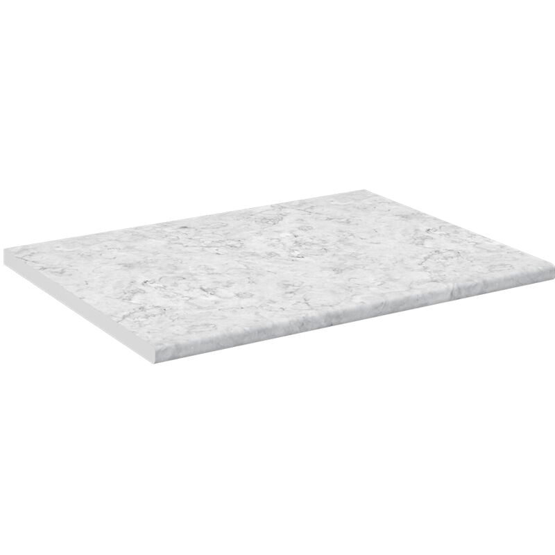 Vicco - Plan de travail cuisine R-Line, Marbre blanc, 80 cm