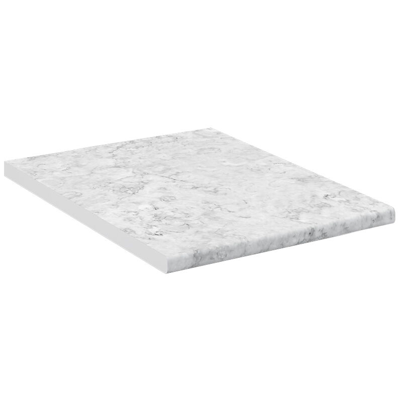 Vicco - Plan de travail cuisine R-Line, blanc/marbre, 45 cm