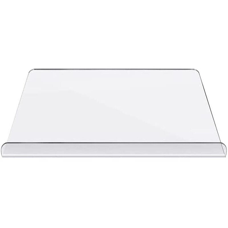 Plan de travail de cuisine avec planche à découper en acrylique, plan de travail avec planche à découper transparente avec bords, protecteur de plan