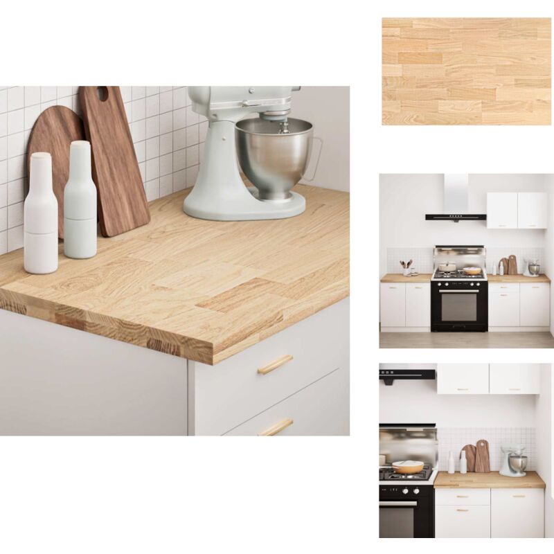 Plan de travail de cuisine bois de chêne massif rectangulaire - Plan De Travail De Cuisine - Plans De Travail De Cuisine - Plan De Travail - Comptoir