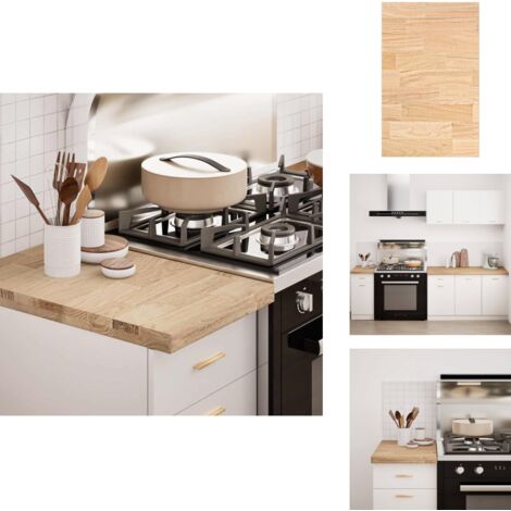 Plan de travail de cuisine bois de chêne massif rectangulaire - Plan De Travail De Cuisine - Plans De Travail De Cuisine - Plan De Travail - Comptoir